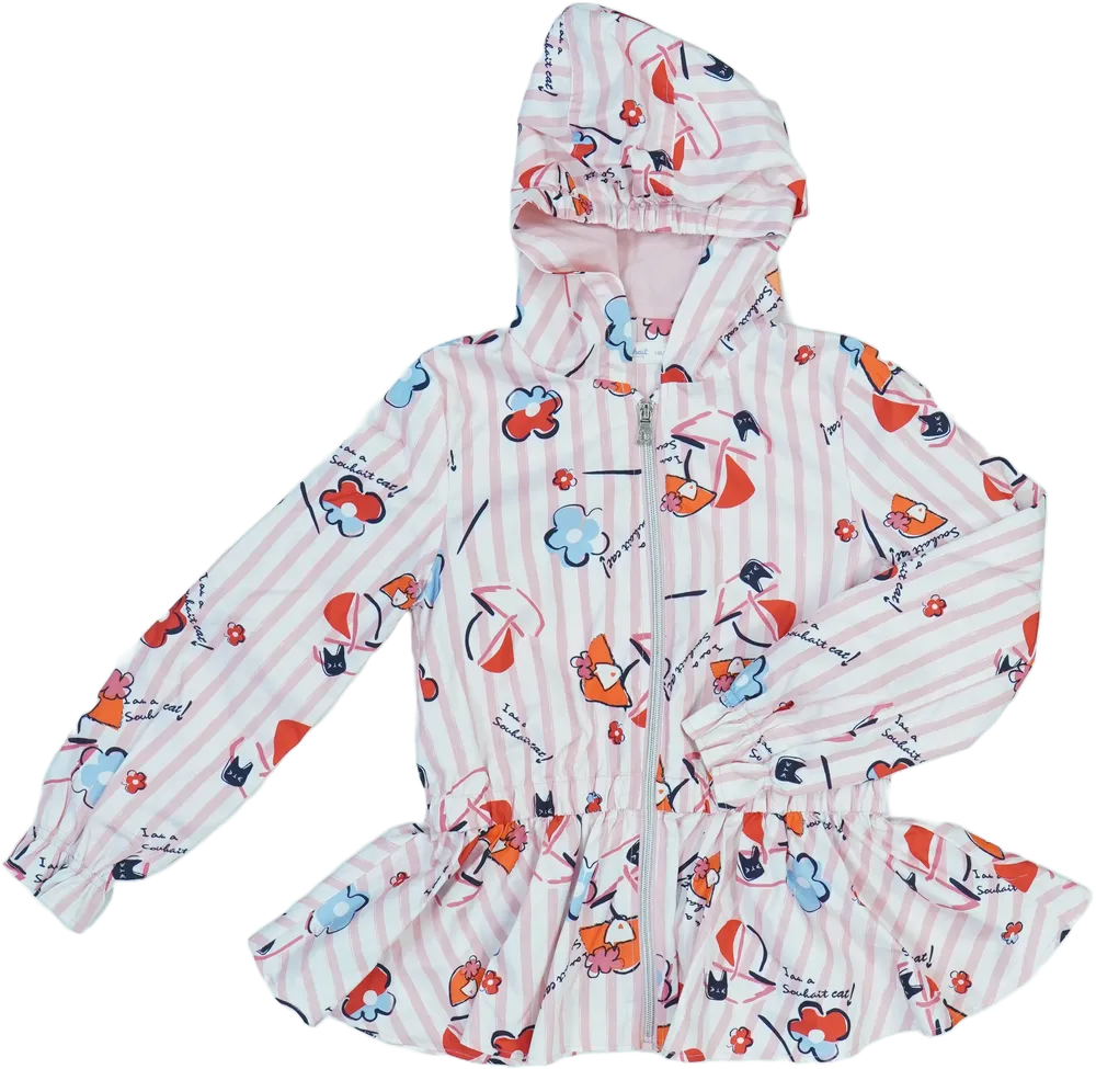 Fehér Souhait Széldzseki EU 140 / UK 10 év / US 10 év/L