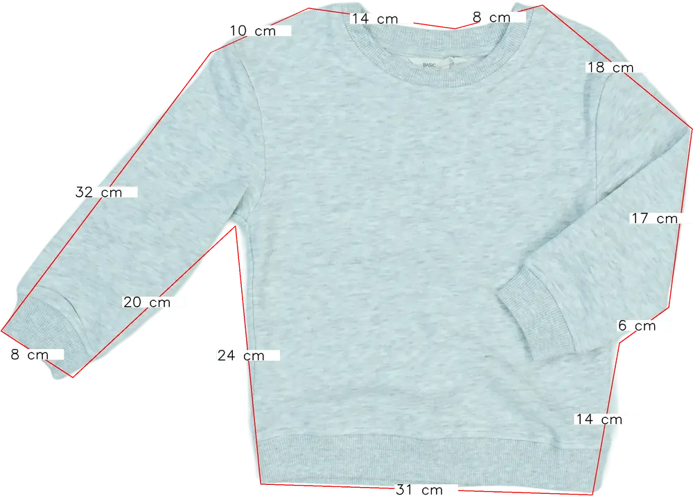 Szürke H&amp;M Pulóver EU 116 / UK 6 év / US 6 év/S