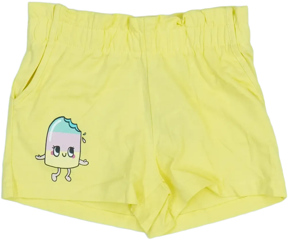Sárga H&amp;M Rövidnadrág EU 104 / UK 4 év / US 4T/XS