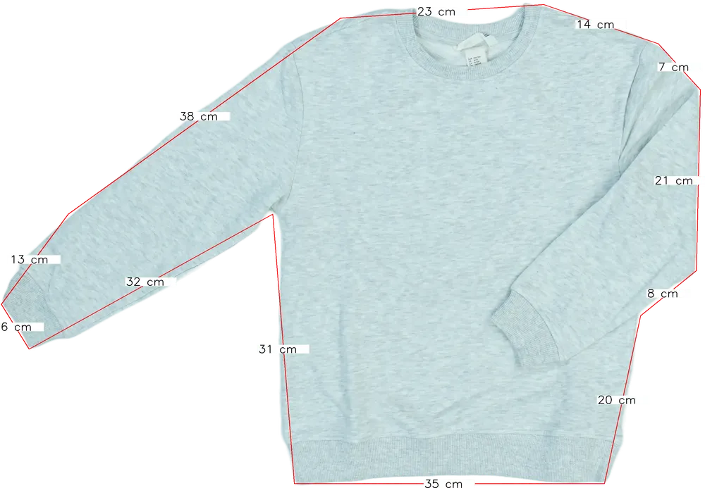 Szürke H&amp;M Pulóver EU 140 / UK 10 év / US 10 év/L