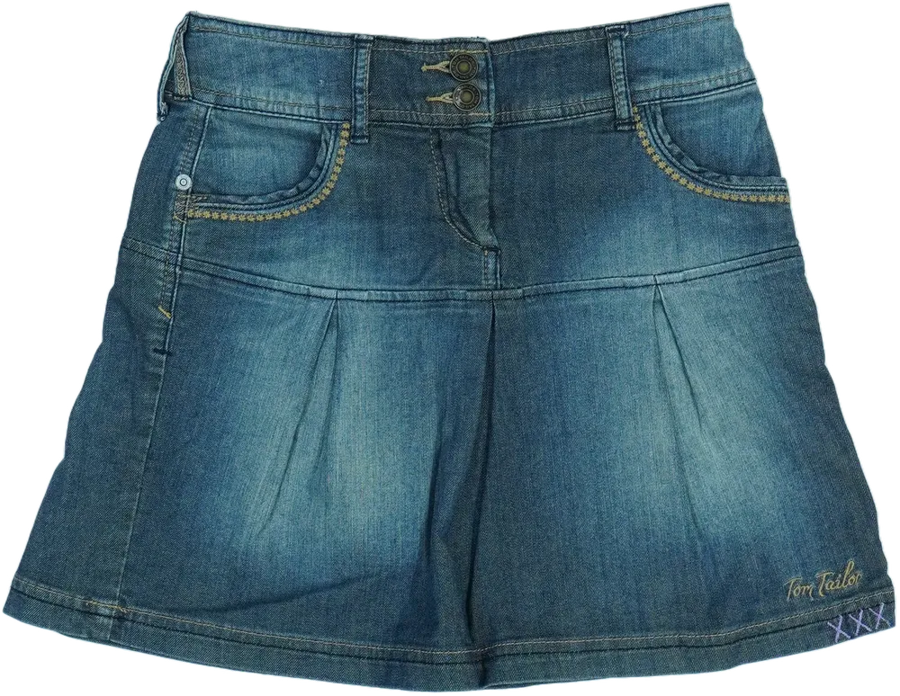 Kék Tom Tailor Szoknya EU 152 / UK 12 év / US 12 év/L