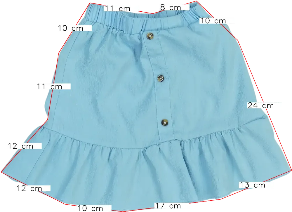 Kék Shein Szoknya EU 128 / UK 8 év / US 8 év/M