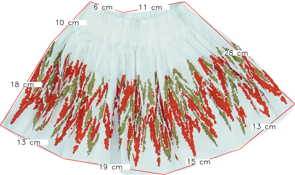 Fehér Egyéb Szoknya EU 110 / UK 5 év / US 5 év/XS