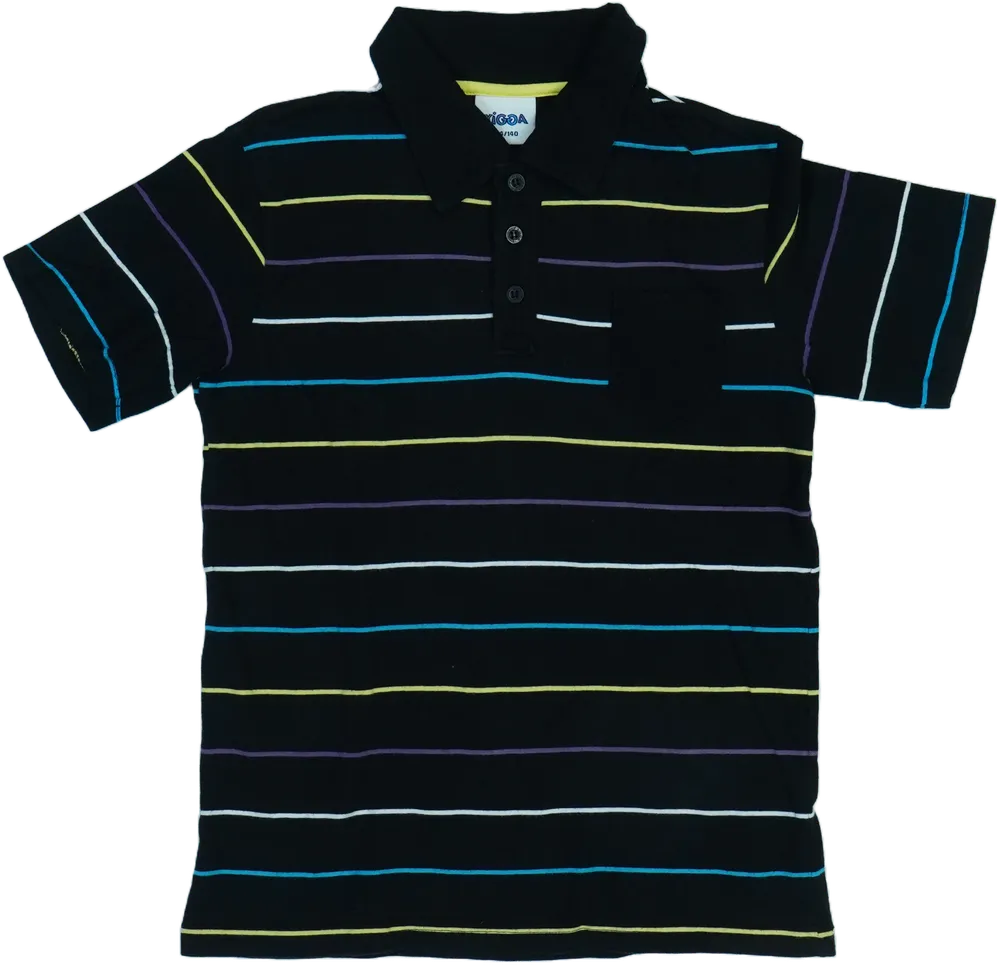 Fekete Yigga Galléros póló EU 140 / UK 10 év / US 10 év/L