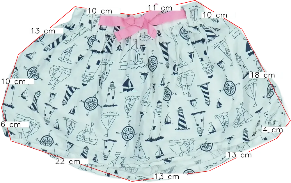 Barna Zara Szoknyanadrág EU 122 / UK 7 év / US 7 év/M