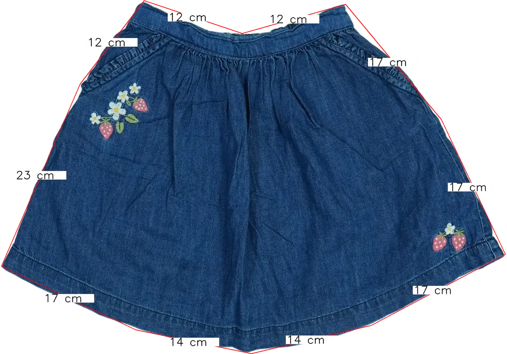 Kék Next Szoknya EU 122 / UK 7 év / US 7 év/M