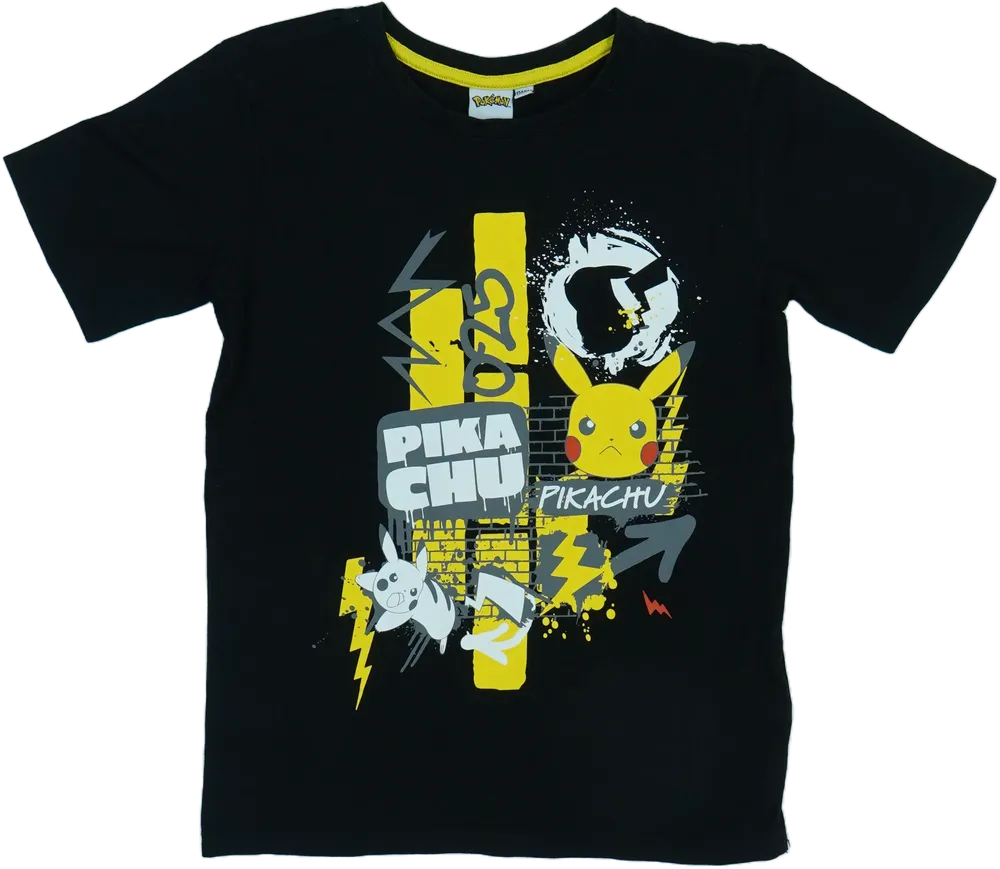 Fekete Pokémon Póló EU 140 / UK 10 év / US 10 év/L