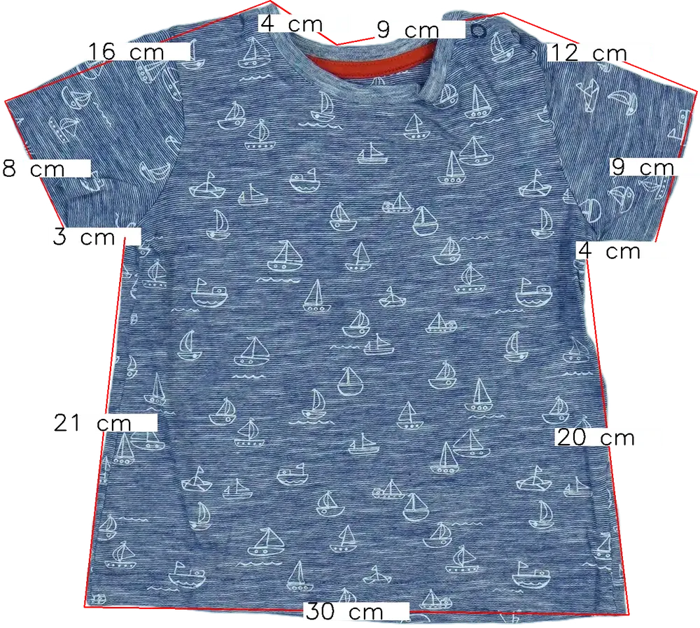 Kék Mothercare Póló EU 80 / UK 9-12 hónap / US 12 hónap