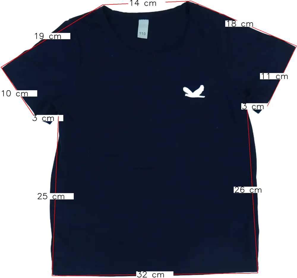 Kék Shein Póló EU 110 / UK 5 év / US 5 év/XS