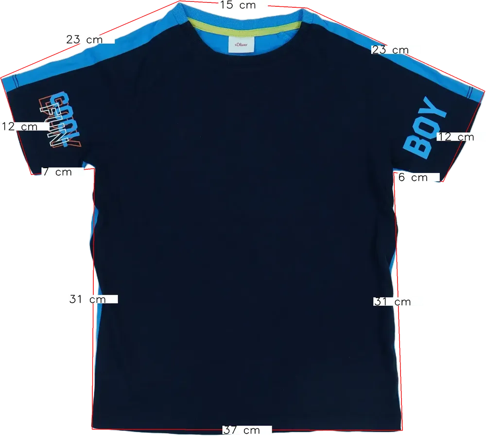 Kék S.Oliver Póló EU 134 / UK 9 év / US 9 év/L