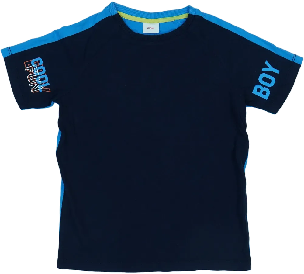 Kék S.Oliver Póló EU 134 / UK 9 év / US 9 év/L