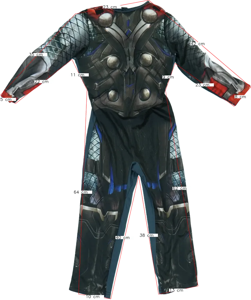 Többszínű Egyéb Jelmez EU 116 / UK 6 év / US 6 év/S