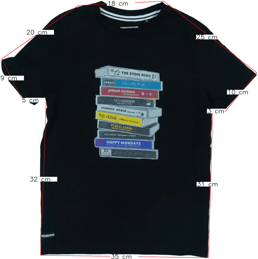 Fekete Weekend Offender Póló EU 128 / UK 8 év / US 8 év/M