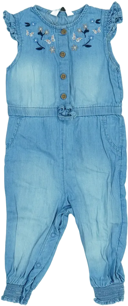 Kék Primark Playsuit / Jumpsuit EU 74 / UK 6-9 hónap / US 6-9 hónap