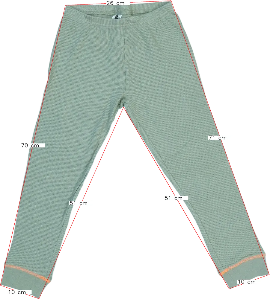 Zöld Hema Pizsama alsó EU 128 / UK 8 év / US 8 év/M