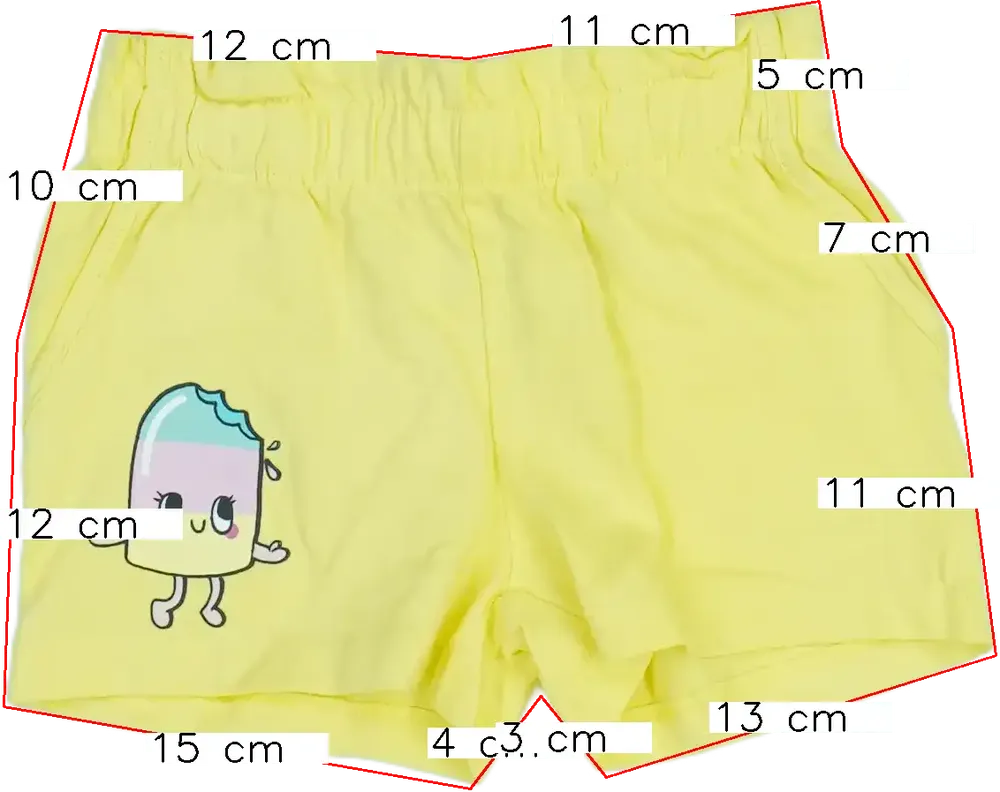 Sárga H&amp;M Rövidnadrág EU 92 / UK 2 év / US 2T