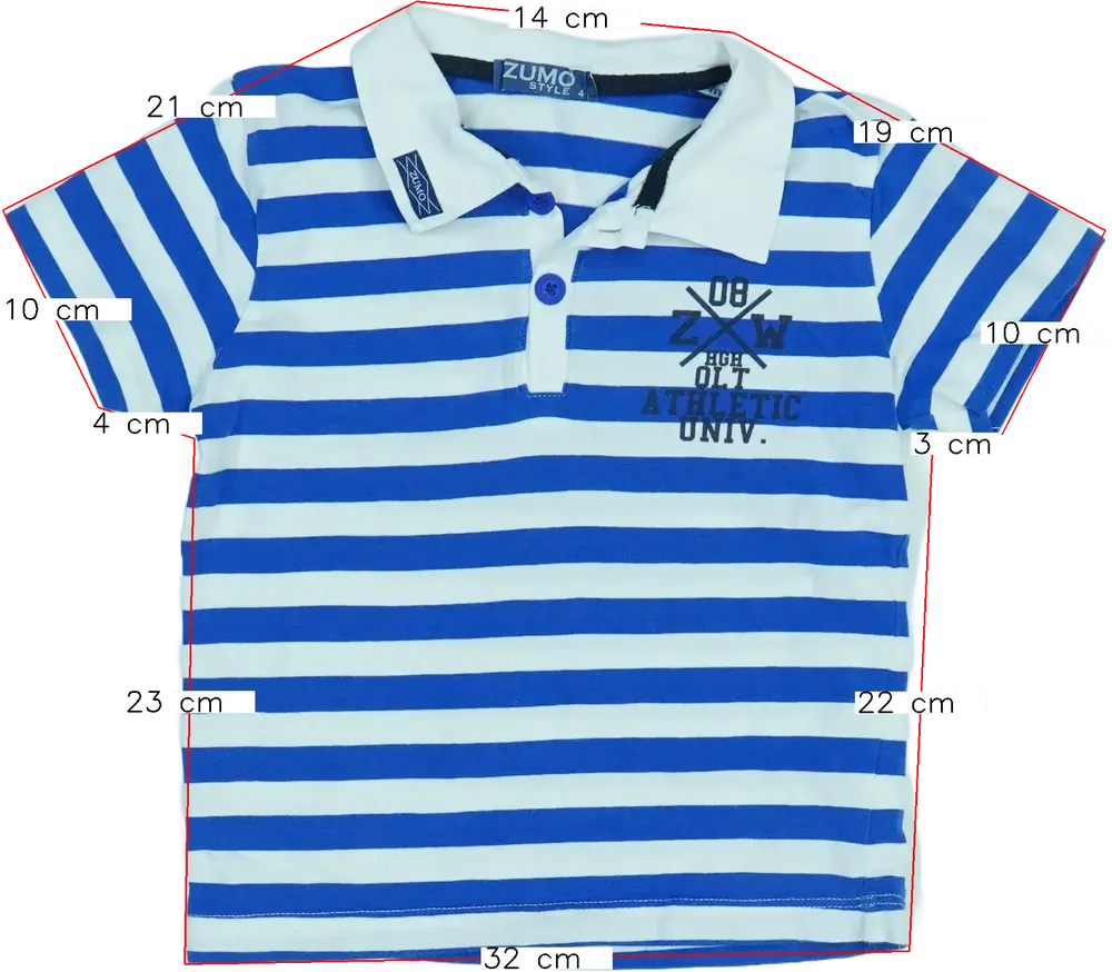 Többszínű Egyéb Galléros póló EU 104 / UK 4 év / US 4T/XS