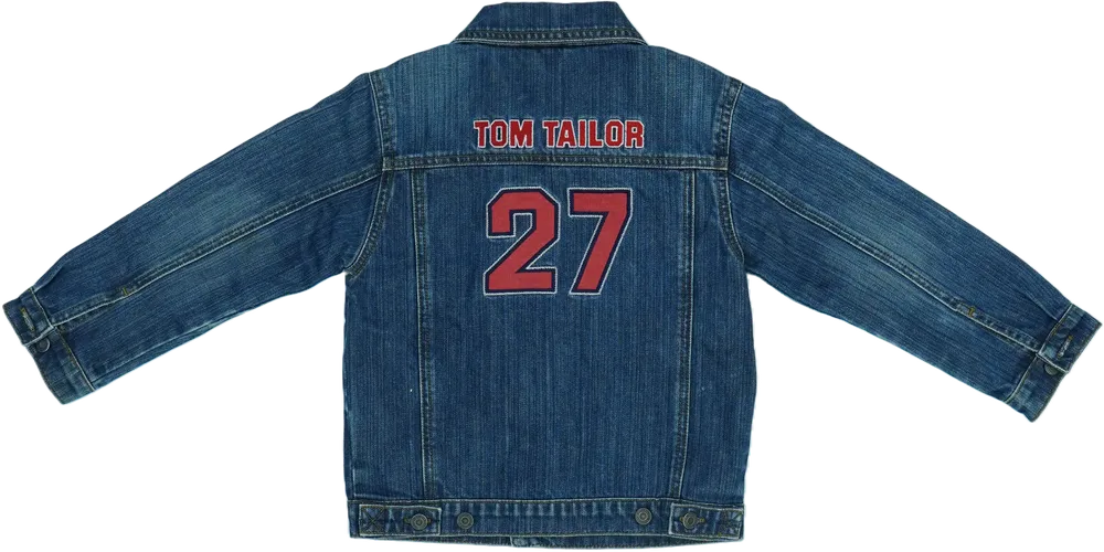 Kék Tom Tailor Farmerdzseki EU 122 / UK 7 év / US 7 év/M