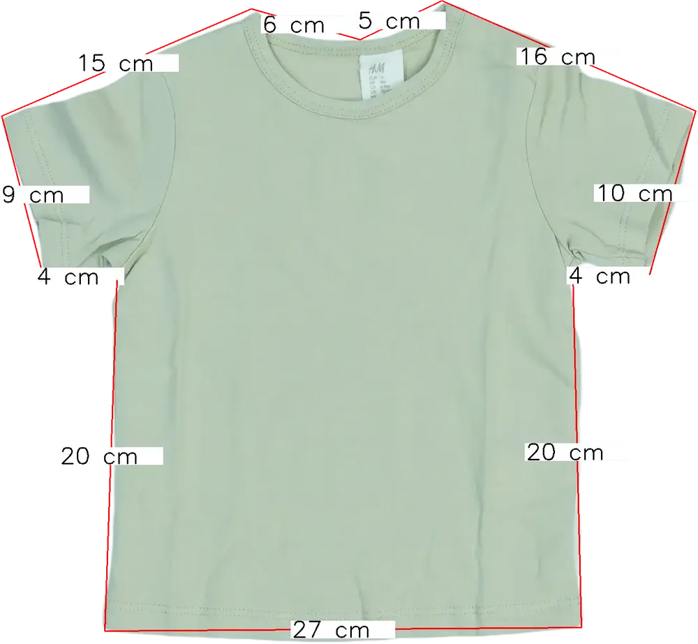 Zöld H&amp;M Póló EU 74 / UK 6-9 hónap / US 6-9 hónap