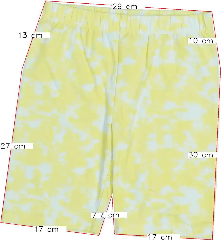 Sárga TU Rövidnadrág EU 146 / UK 11 év / US 12 év/L