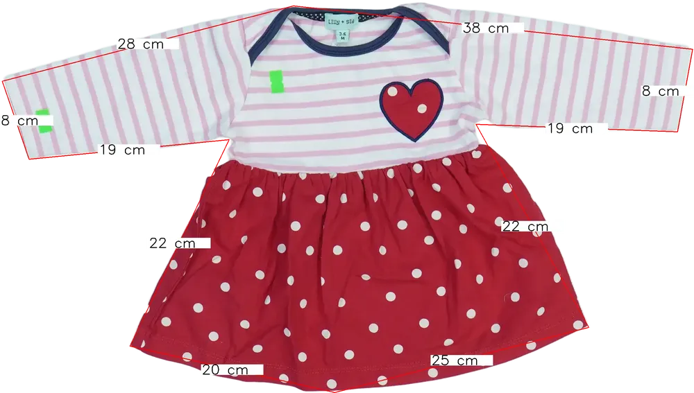 Piros Egyéb Ruha EU 68 / UK 3-6 hónap / US 3-6 hónap