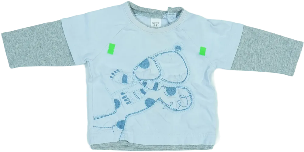 Kék Next Hosszú ujjú felső EU 68 / UK 3-6 hónap / US 3-6 hónap