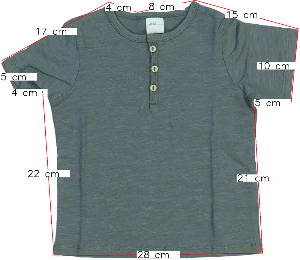 Szürke H&amp;M Póló EU 80 / UK 9-12 hónap / US 12 hónap