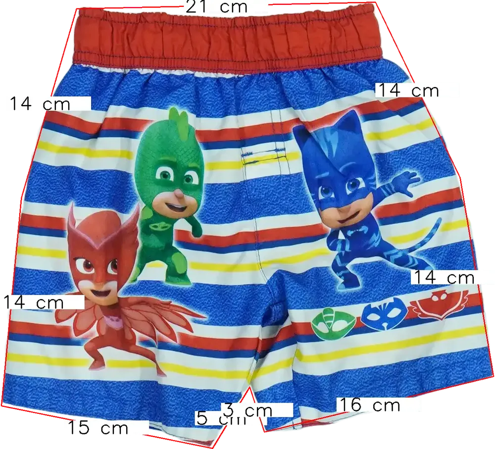 Többszínű PJmasks Fürdőnadrág EU 104 / UK 4 év / US 4T/XS