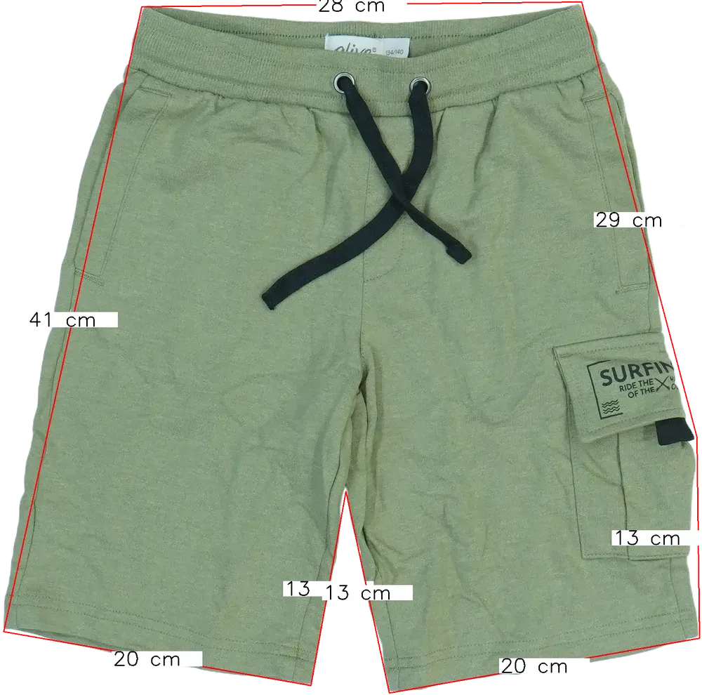 Zöld PocoPiano Rövidnadrág EU 140 / UK 10 év / US 10 év/L