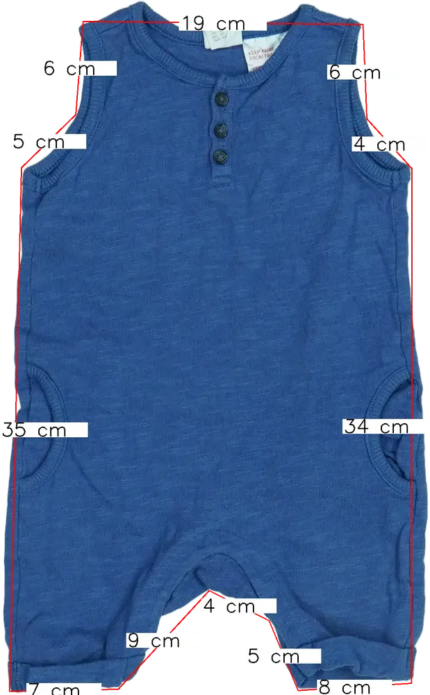 Kék H&amp;M Napozó EU 46 / UK Koraszülött / US Koraszülött