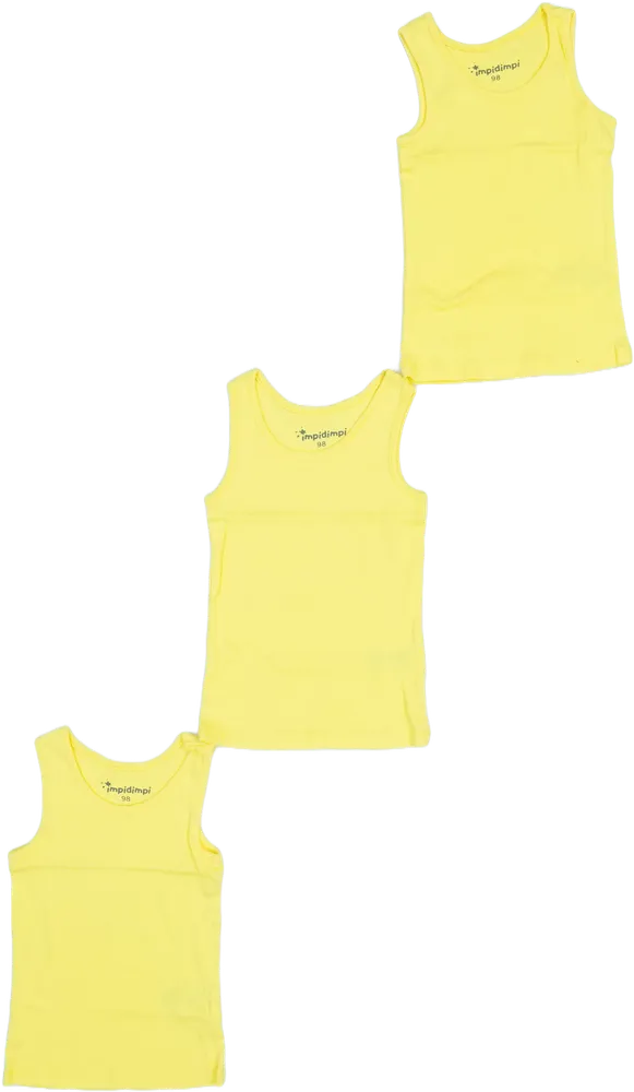 Sárga Impidimpi Csomag - Fiú / Férfi trikók EU 98 / UK 3 év / US 3T