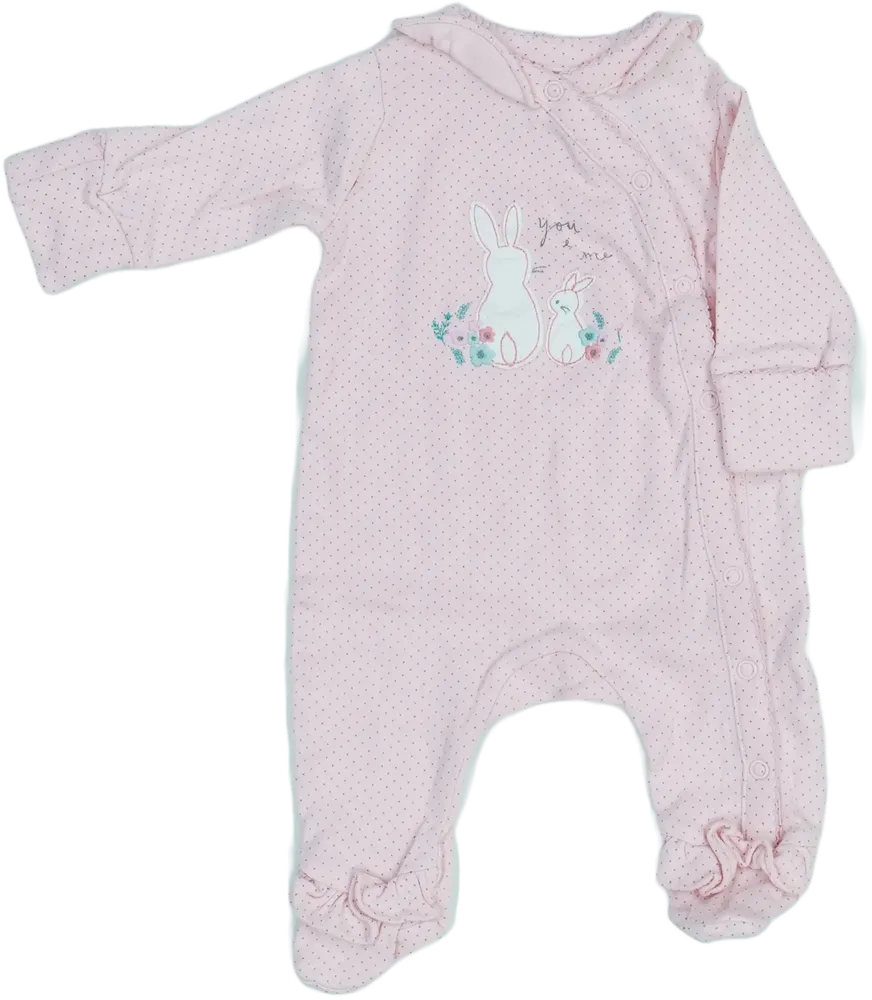 Pink Mini Club Sleepsuit (long sleeve) EU 50 / UK Newborn / US Newborn