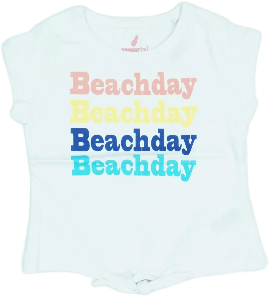 Fehér Pepperts! Póló EU 128 / UK 8 év / US 8 év/M