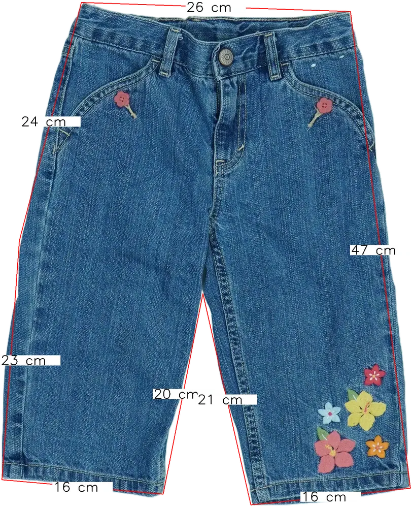 Kék Gymboree Halásznadrág EU 122 / UK 7 év / US 7 év/M