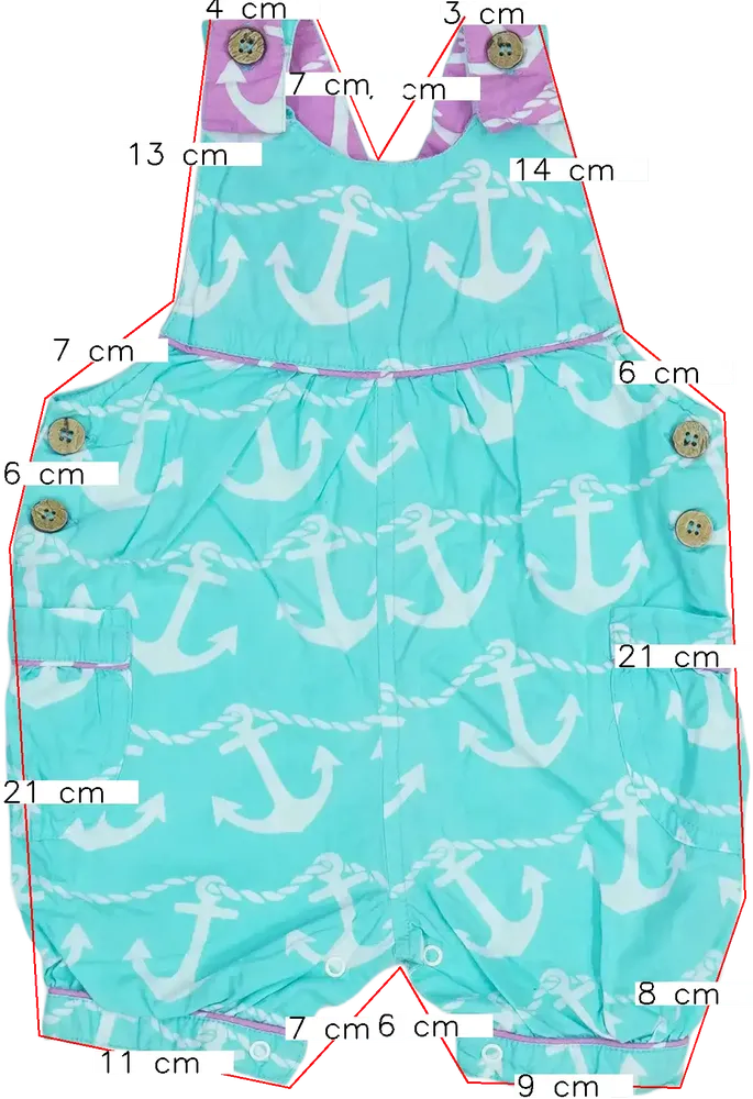 Kék Kite Kantáros hosszú / rövidnadrág EU 80 / UK 9-12 hónap / US 12 hónap