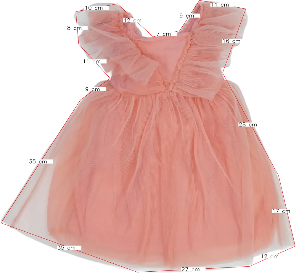 Rózsaszín H&amp;M Ruha EU 116 / UK 6 év / US 6 év/S