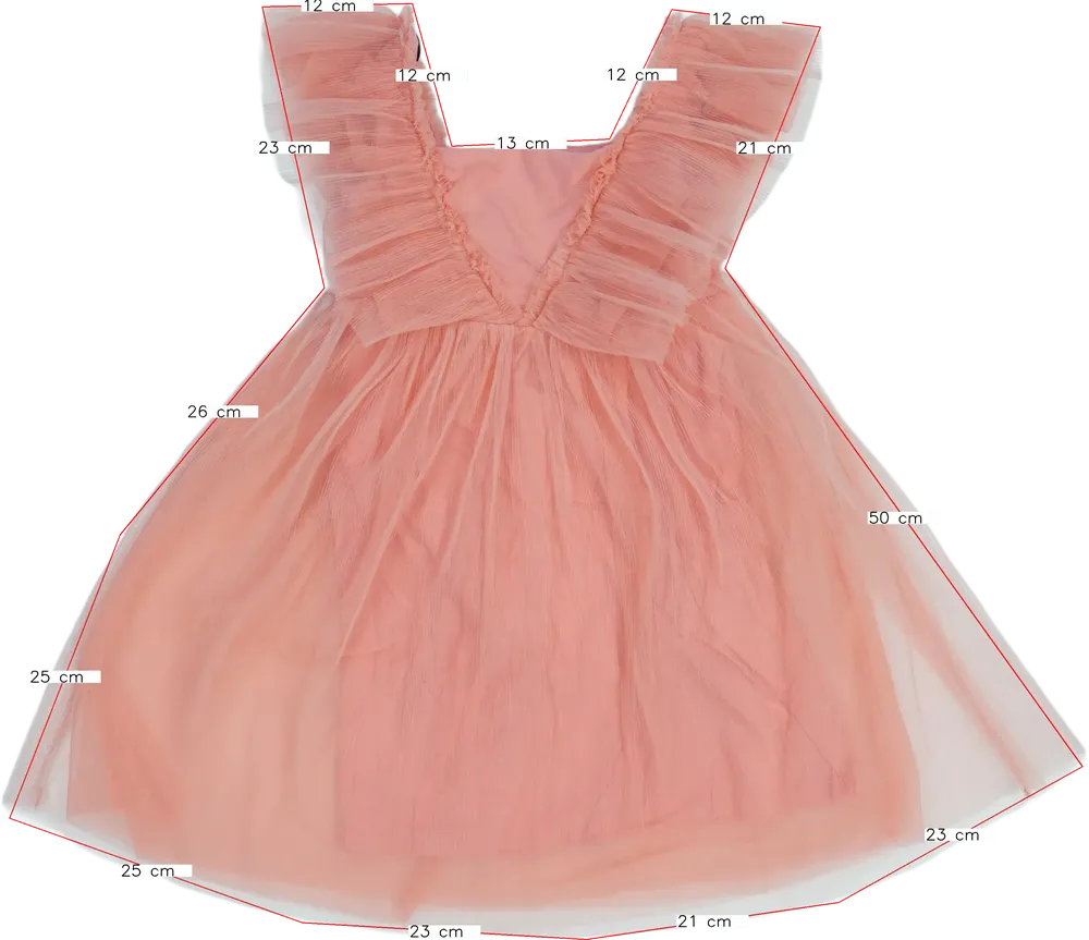 Rózsaszín H&amp;M Ruha EU 128 / UK 8 év / US 8 év/M