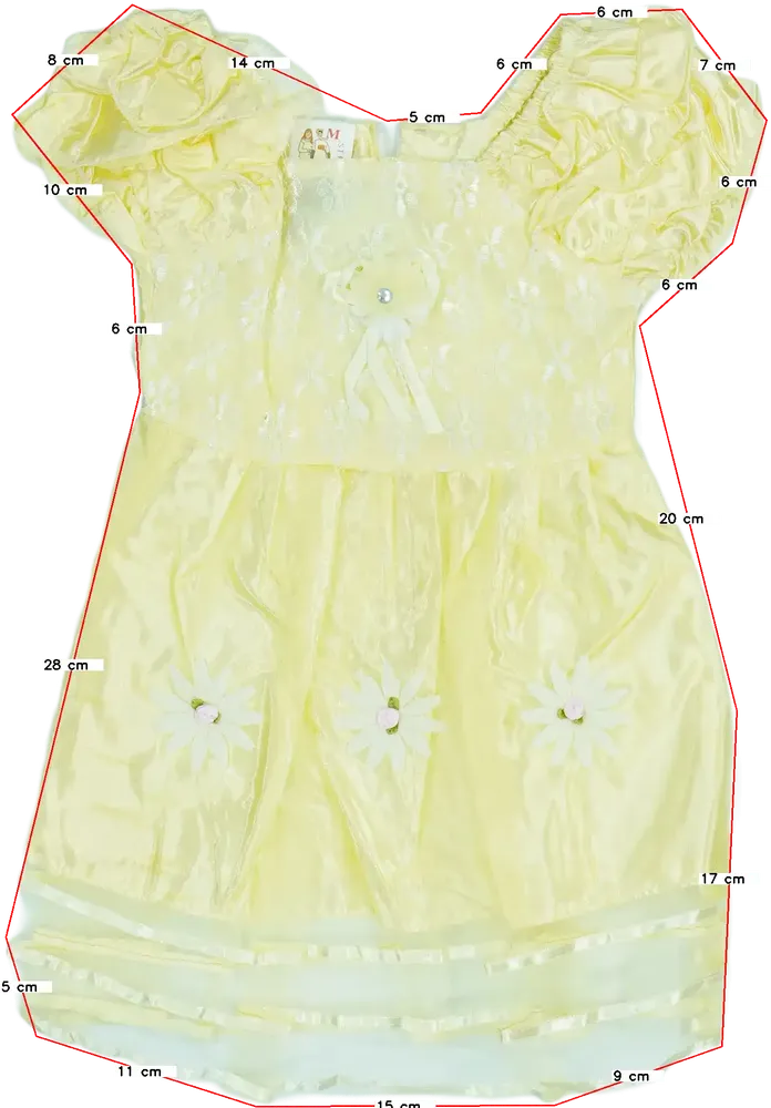 Sárga Best Fashion Jelmez EU 92 / UK 2 év / US 2T