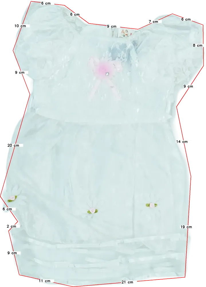 Fehér Best Fashion Jelmez EU 98 / UK 3 év / US 3T