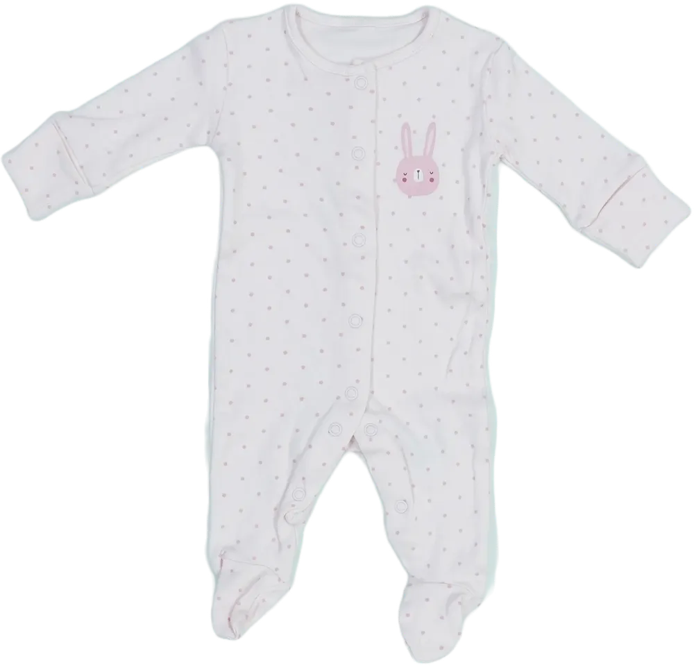 Rózsaszín Matalan Hosszú ujjú rugdalózó EU 56 / UK Újszülött / US Újszülött