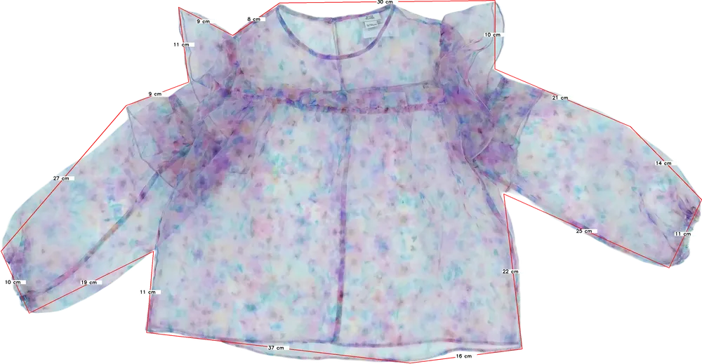 Többszínű River Island Blúz EU 140 / UK 10 év / US 10 év/L