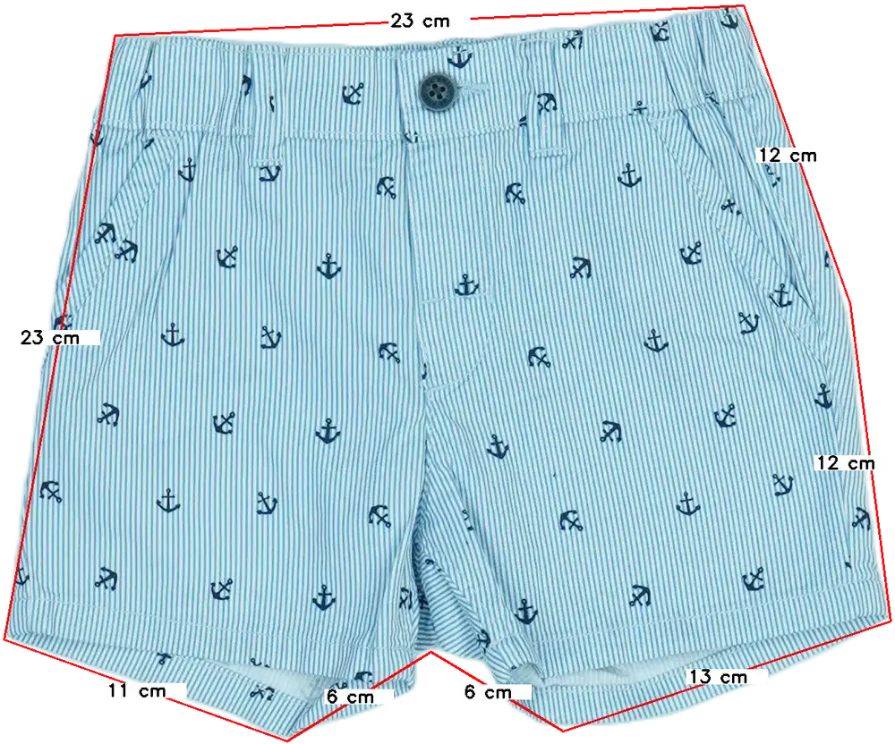 Kék H&amp;M Rövidnadrág EU 86 / UK 12-18 hónap / US 18 hónap