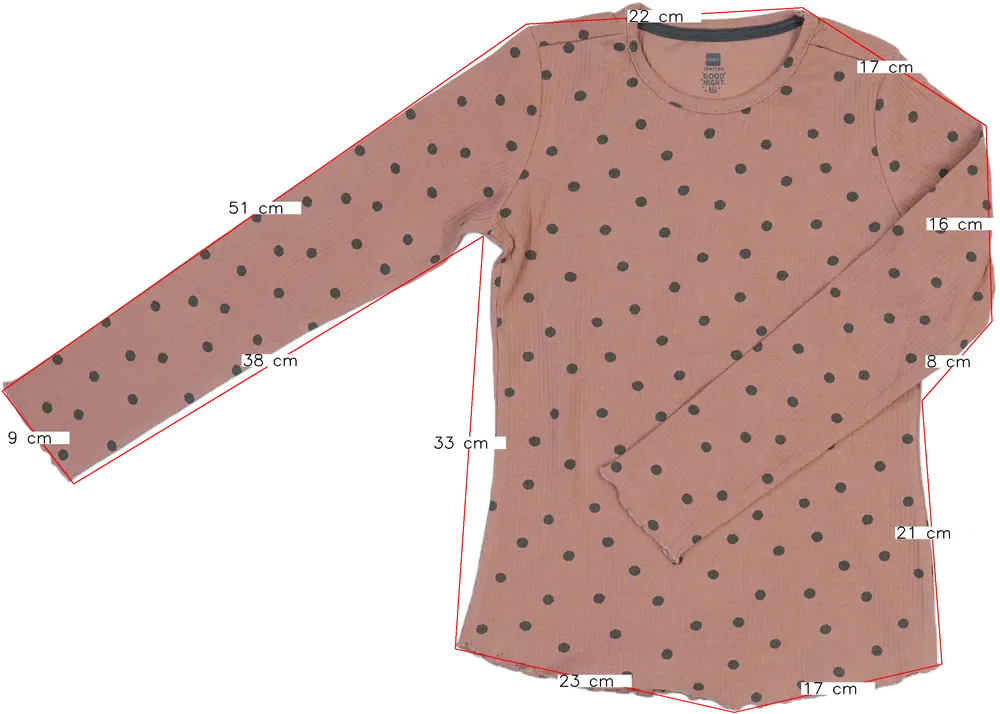 Barna Hema Pizsama felső EU 140 / UK 10 év / US 10 év/L