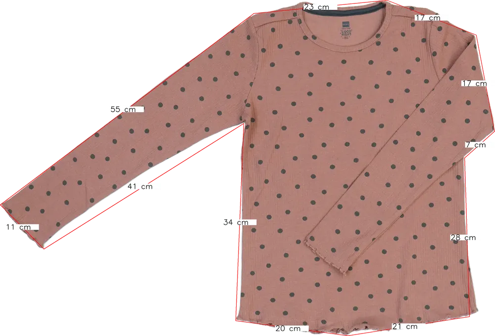 Barna Hema Pizsama felső EU 152 / UK 12 év / US 12 év/L