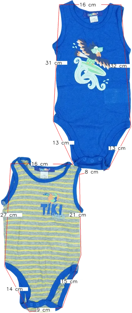 Többszínű Lupilu Csomag - Body EU 80 / UK 9-12 hónap / US 12 hónap