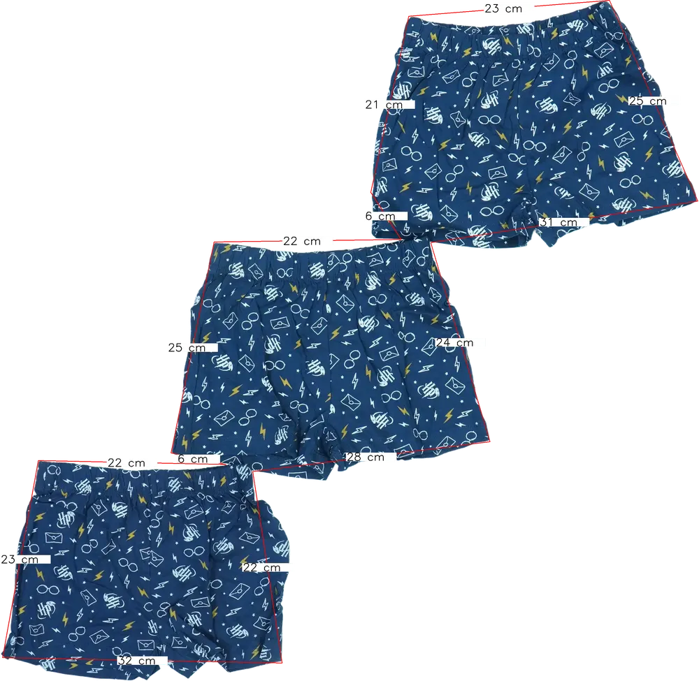 Blue Harry Potter Multipack - Boxers / Briefs EU 128 / UK 8 years / US 8 years/M