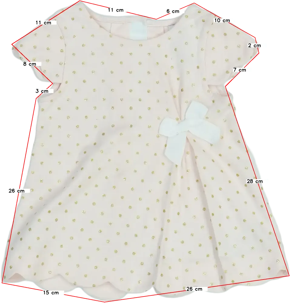 Rózsaszín Tahari Ruha EU 86 / UK 12-18 hónap / US 18 hónap