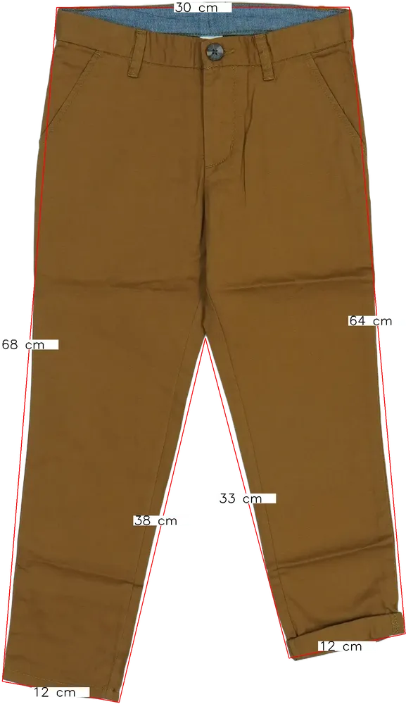 Barna H&amp;M Hosszúnadrág EU 116 / UK 6 év / US 6 év/S