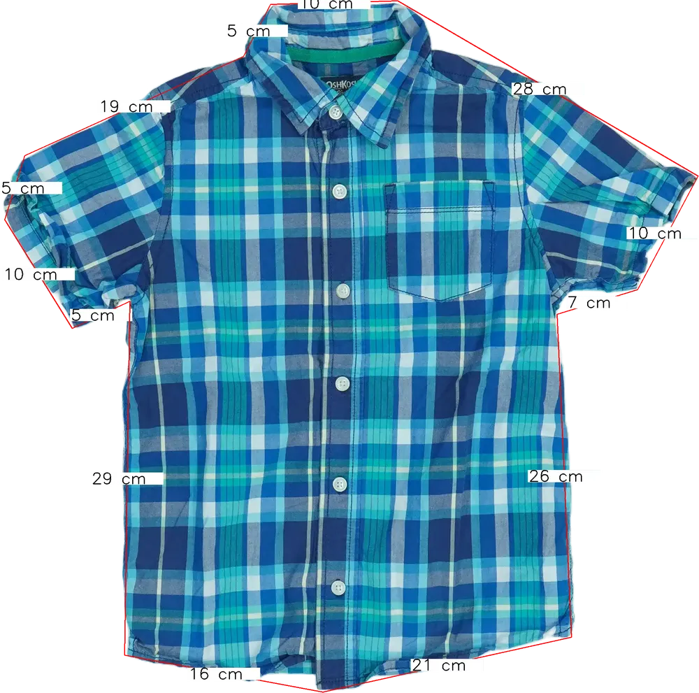 Kék OshKosh Ing EU 122 / UK 7 év / US 7 év/M