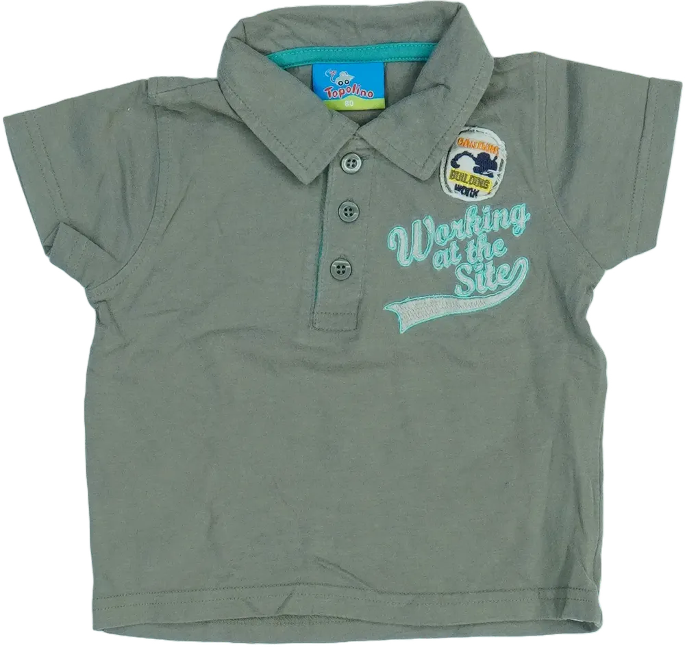 Zöld Topolino Galléros póló EU 80 / UK 9-12 hónap / US 12 hónap